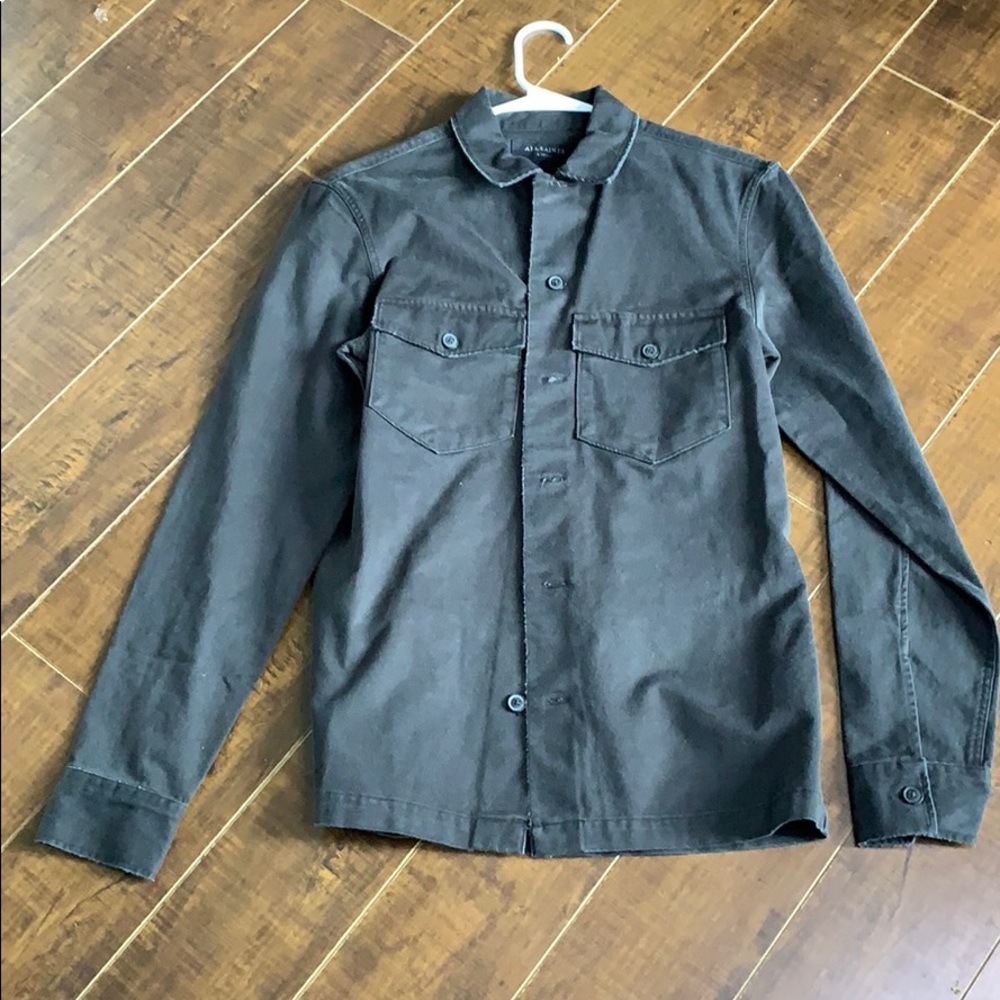 all saints button up shirt